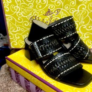 Brighton black sandal  size 7. Never worn
